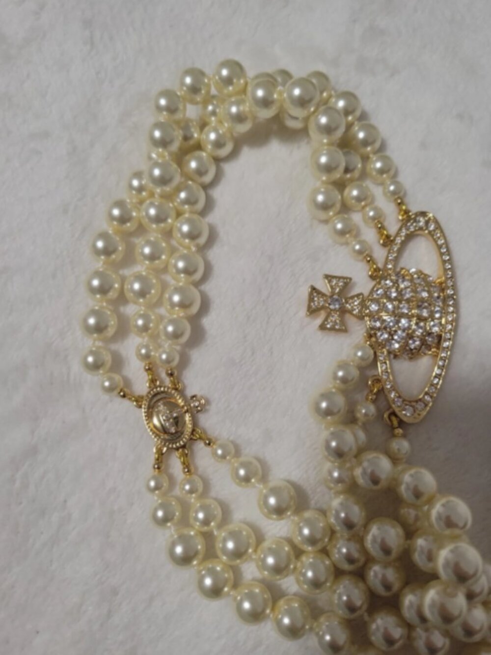 Vivienne Westwood Pearl Orb Necklace